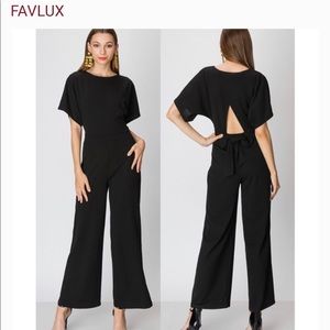 FAVLUX Black Jumpsuit